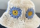 Flower bucket hat